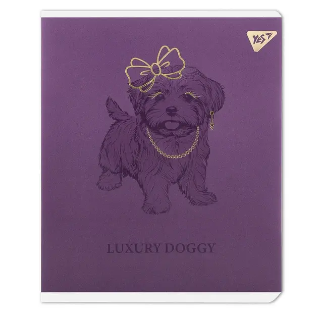 Зошит для записів А5 Yes Luxure doggy 24 аркуша в клітинку (767539) - фото 5