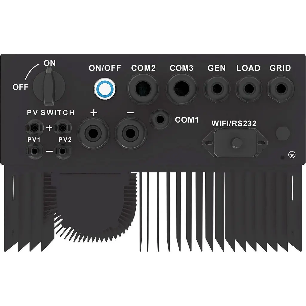 Система зберігання енергії Deye SUN-6K-SG03 Black 6kW + 3 АКБ SE-G5.1 Pro-B 15.3Wh (51.2V/100Ah/5120Wh) [159292] - фото 4