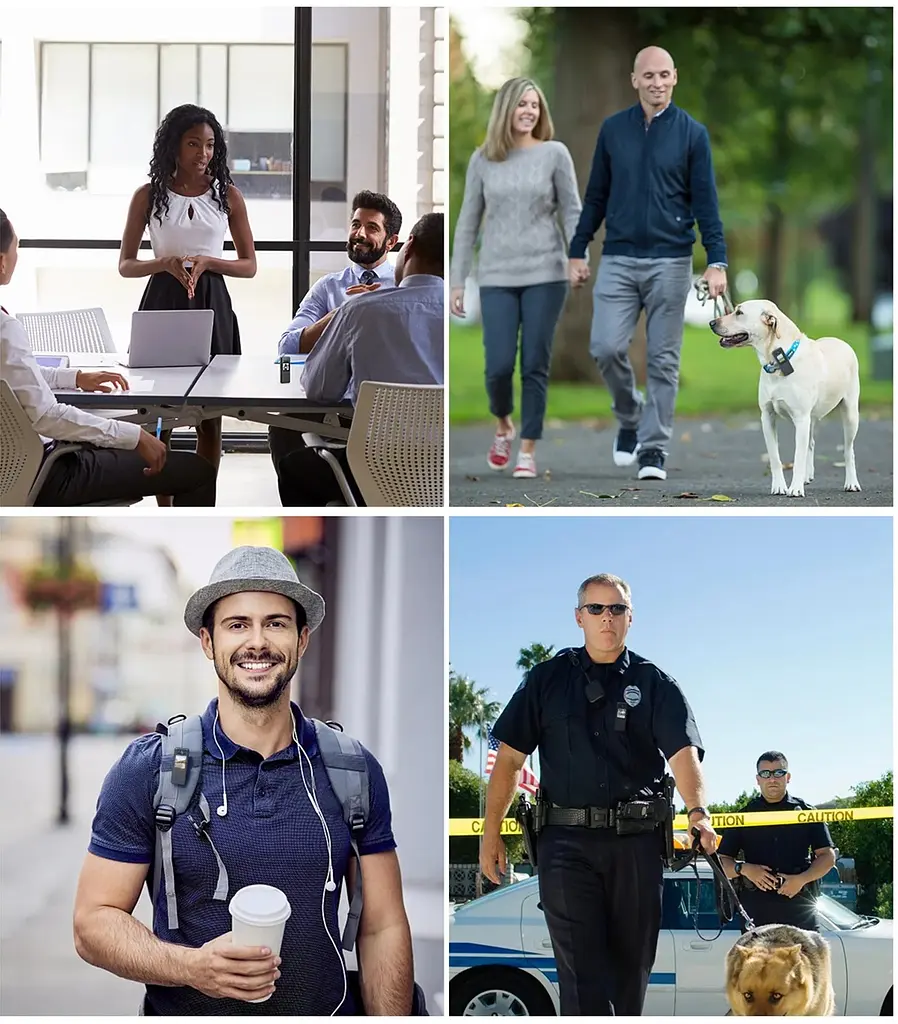 Нагрудна боді-камера Boblov A22 з дисплеєм 1.3 дюйма нічний запис датчик руху акумулятор 2200 мАгод - фото 5