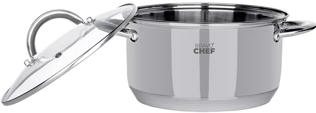 Кастрюля Bravo Chef 16 см 1.9 л с крышкой kuh0016481 - фото 3