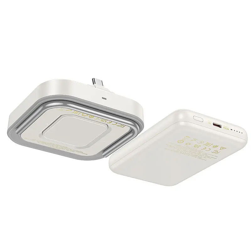 БЗП Hoco CQ16 Astute 4in1 + Power Bank PD20W 10000 mAh Milky White - фото 8