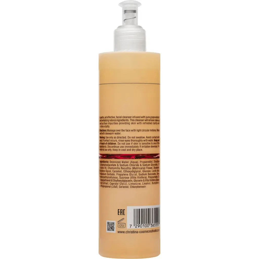 Гель з екстрактом червоного винограду Christina Chateau de Beaute Vino Pure Cleanser 300 мл - фото 2