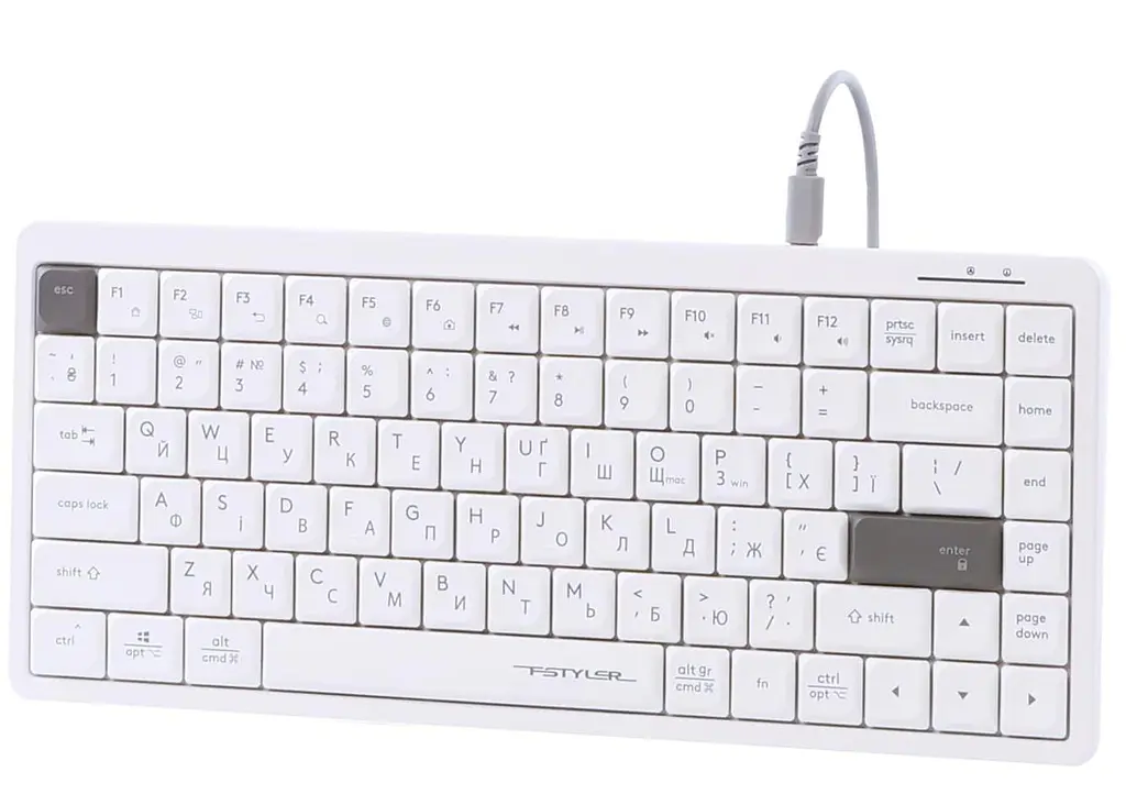 Клавіатура A4Tech A4-Tech Fstyler FX53 (White) (FX53 (White)) - фото 3