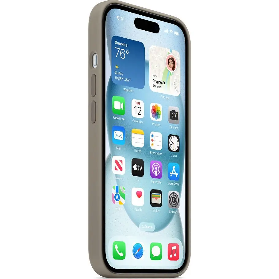 Чохол Apple Silicone Case with MagSafe для iPhone 15 Clay (MT0Q3ZM/A) [92899] - фото 3