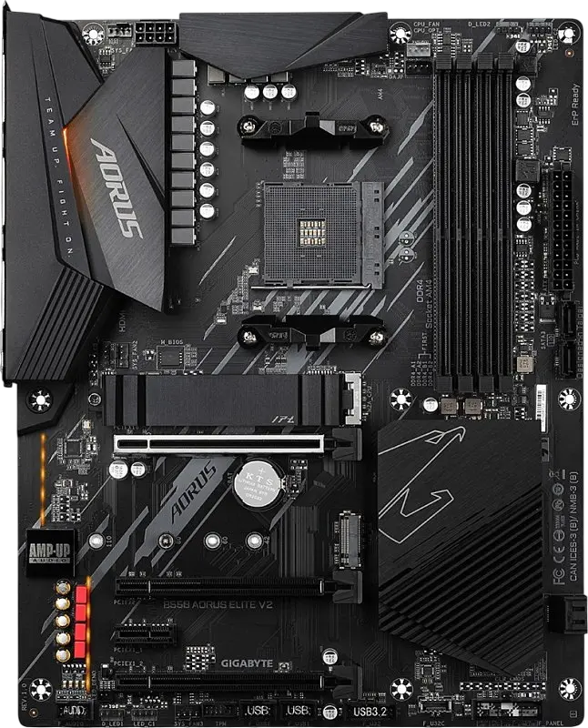 Mатеринська плата Gigabyte B550 Aorus Elite V2 Socket AM4 (B550 AORUS ELITE V2) Б/В - фото 2