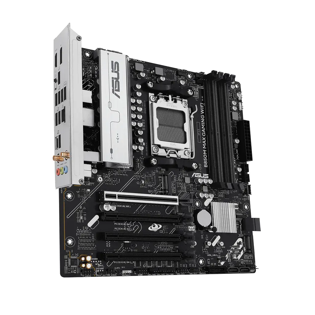 Материнcька плата B850M MAX GAMING WIFI sAM5 B850 4xDDR5 M.2 HDMI DP Wi-Fi BT mATX Asus teh0019081 - фото 5