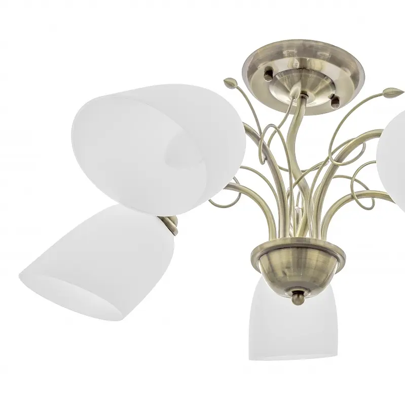 Люстра потолочная Brille в спальню E27 60W BZ (LK-573C/5) - фото 3