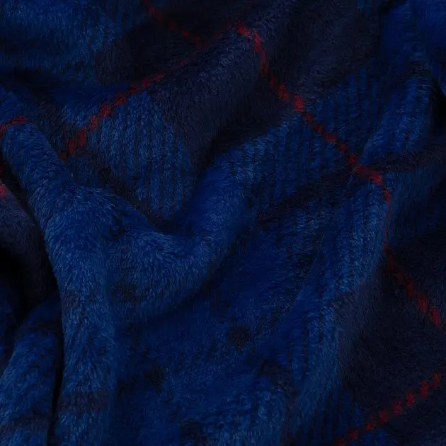 Плед Ardesto Flannel Клітка синя ART0134PB 160х200 см - фото 5