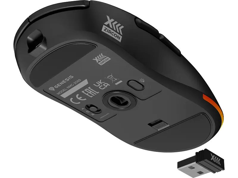 Миша Genesis Zircon XIII Custom Wireless RGB Black (NMG-2089) - фото 7