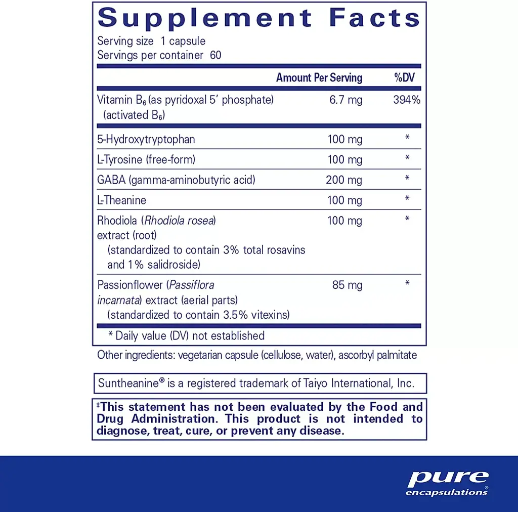 Емоційне здоров'я Pure Encapsulations Emotional Wellness 60 капсул - фото 2