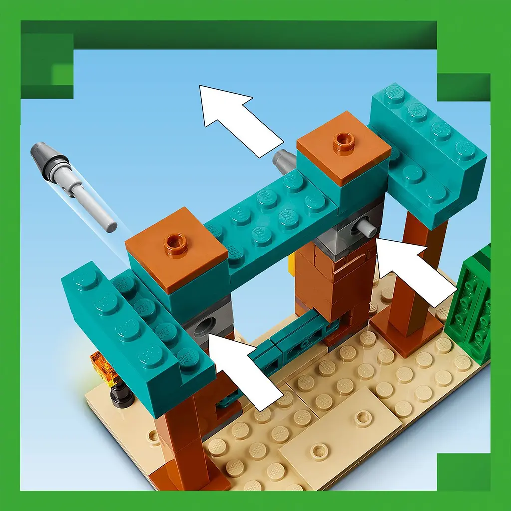 Конструктор LEGO Minecraft Пустынный патруль разбойника 105 деталей (21267) - фото 5