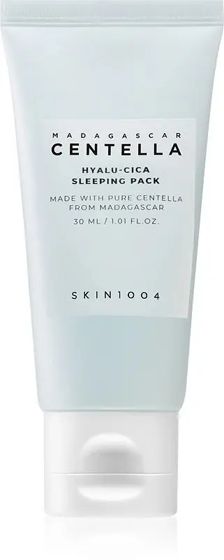 Зволожуюча нічна маска для зміцнення шкіри 30 мл SKIN1004 Madagascar Centella Hyalu-Cica Sleeping Pack - фото 3