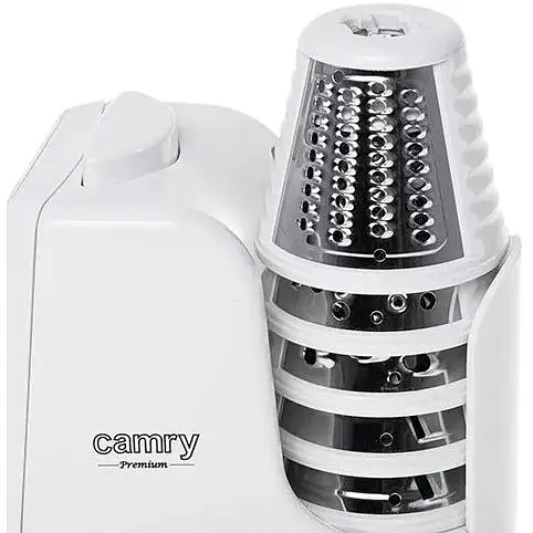 Овочерізка мультитерка електрична Camry CR 4816 з 5 насадками та компактним зберіганням - фото 5
