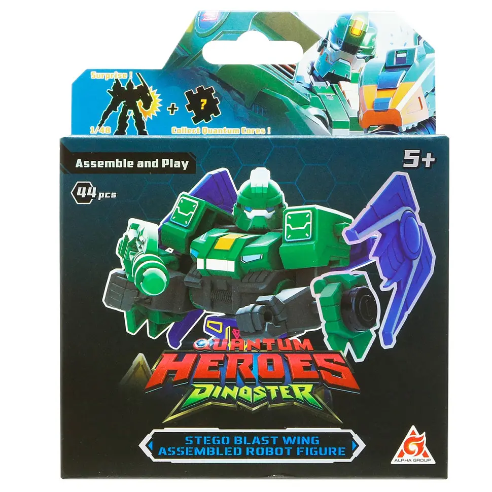 Детский робот-конструктор Стего Бласт Винг Dinoster EU580881A-2 45 деталей - фото 2