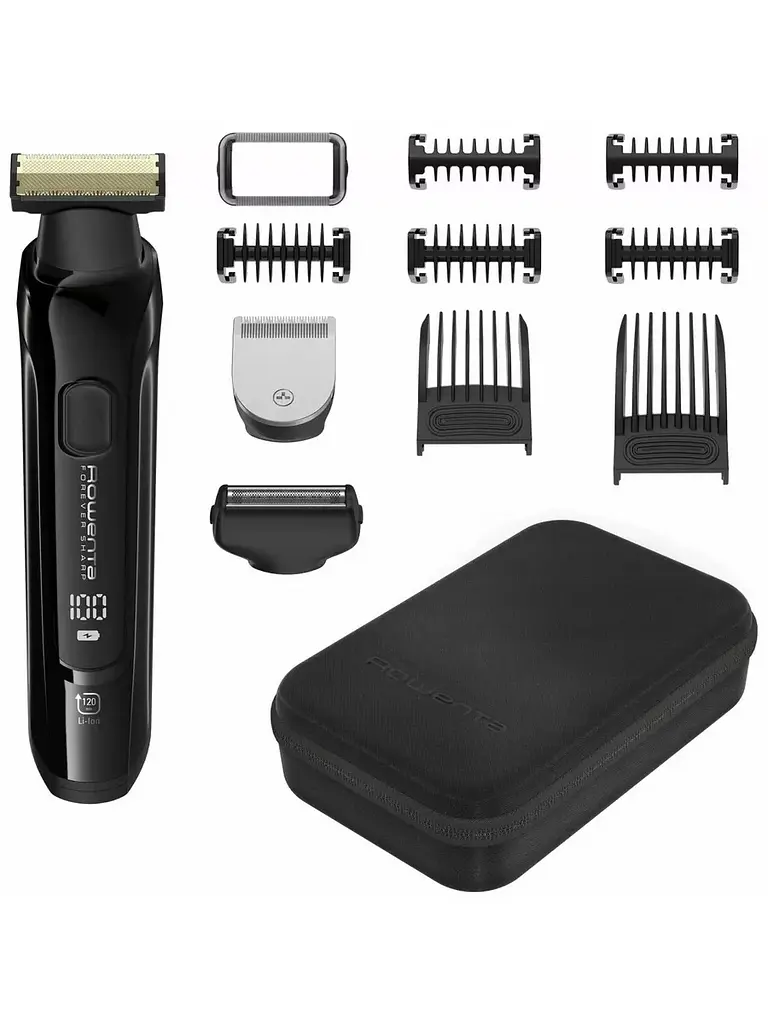 Тример Rowenta Forever Sharp Ultimate TN6201F4 для бороди та вусів чорний - фото 4