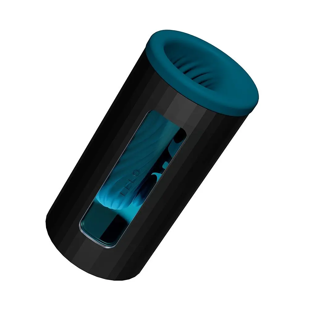 Смарт-мастурбатор LELO F1S V3 Teal, 2 мотори, 8 режимів, стимуляція звуковими хвилями - фото 2