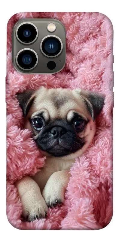 TPU чохол Demsky Мопс у ніжностях для Apple iPhone 13 Pro (6.1")