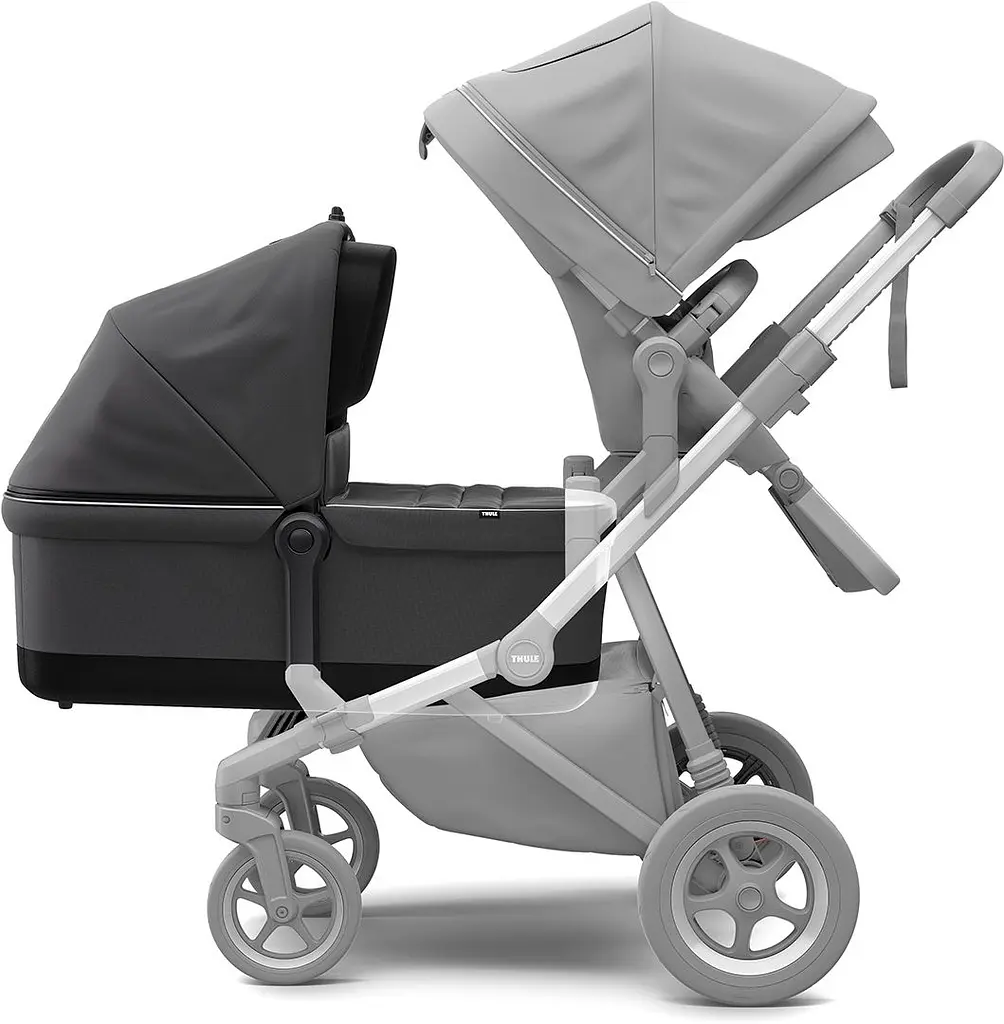Люлька Thule Sleek Bassinet Shadow Grey (TH 11000102) - фото 3