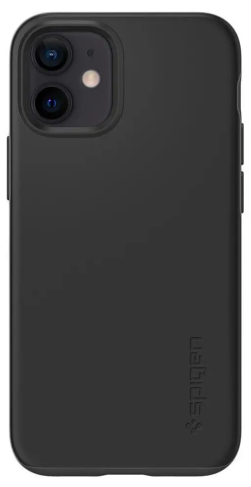 Чохол протиударний Spigen Thin Fit ACS01739 для iPhone 12 Mini (5.4") Black