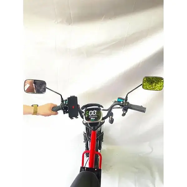 Электровелосипед Minako Monster Pro 16" 1000W 60V 30Ah гидравлические тормоза красный - фото 7