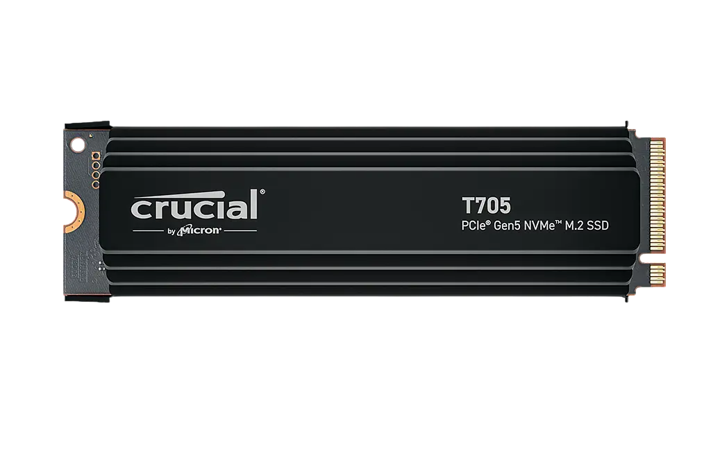 SSD M.2 накопичувач Crucial T705 4TB with heatsink (CT4000T705SSD5) Б/В - фото 3