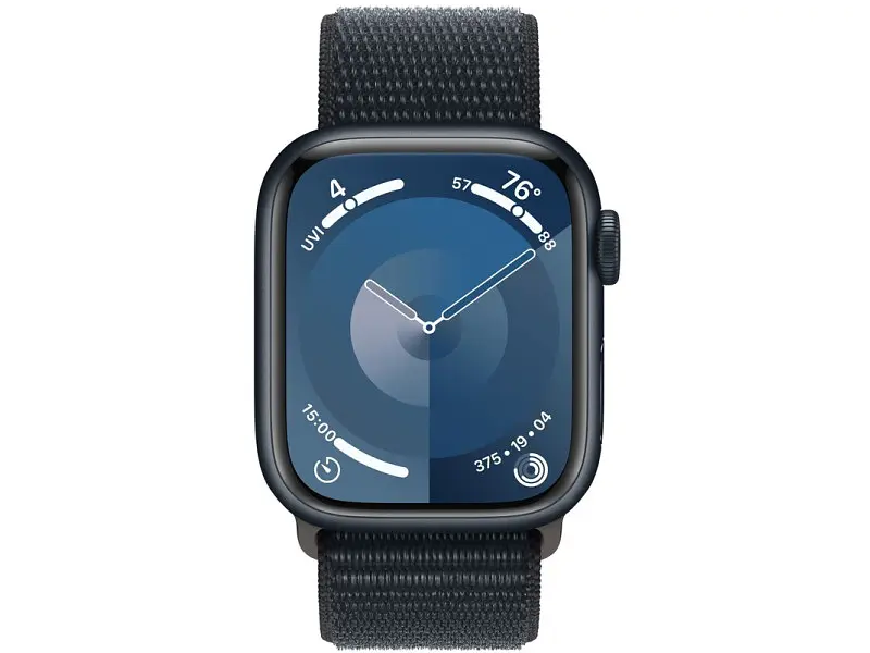 Смарт-годинник Apple Watch Series 9 GPS 41mm Midnight Aluminum Case w. Midnight Sport Loop (MR8Y3) - фото 2