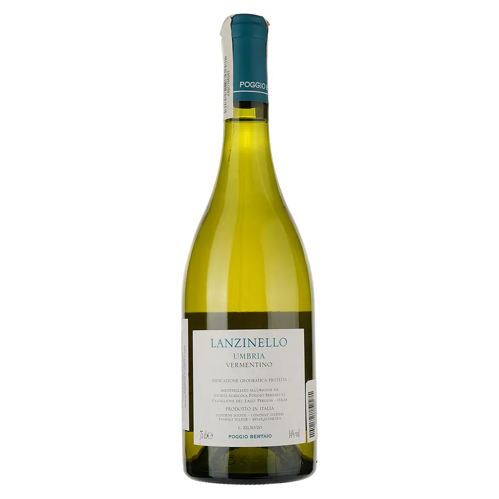 Вино Poggio Bertaio Vermentino Lanzinello белое сухое 0.75 л - фото 2