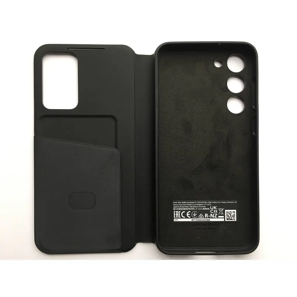 Оригінальний чохол-книжка Samsung Galaxy S23 Plus S916 S-View Smart Wallet Case Чорний (EF-ZS916CBEGRU) - фото 8