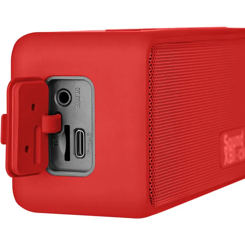 Портативна акустика 2E SoundXBlock TWS MP3 Wireless Waterproof Red (2E-BSSXBWRD) - фото 5