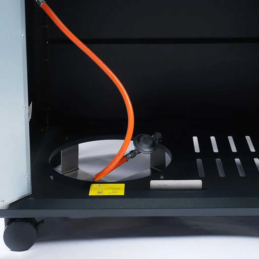 Газовый гриль Santos S-401 с боковой горелкой, нержавеющая сталь (900266) - фото 7