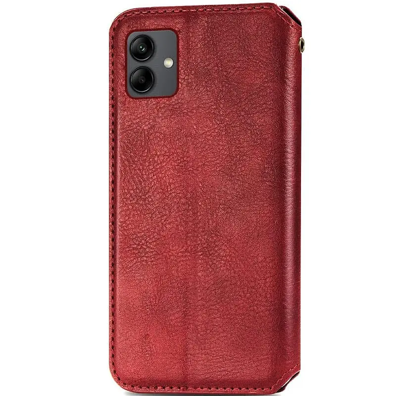 Чохол-книжка Getman шкіряний Cubic PU для Samsung Galaxy A05 Червоний - фото 2