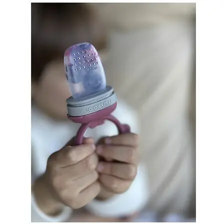 Ніблер силіконовий MinikOiOi Pulps Pinky Pink/Powder Grey (101130005) - фото 2