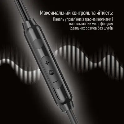 Наушники ColorWay 3.5 mm Wired Earphone UrbanBeat Black (CW-WD03BK) - фото 4