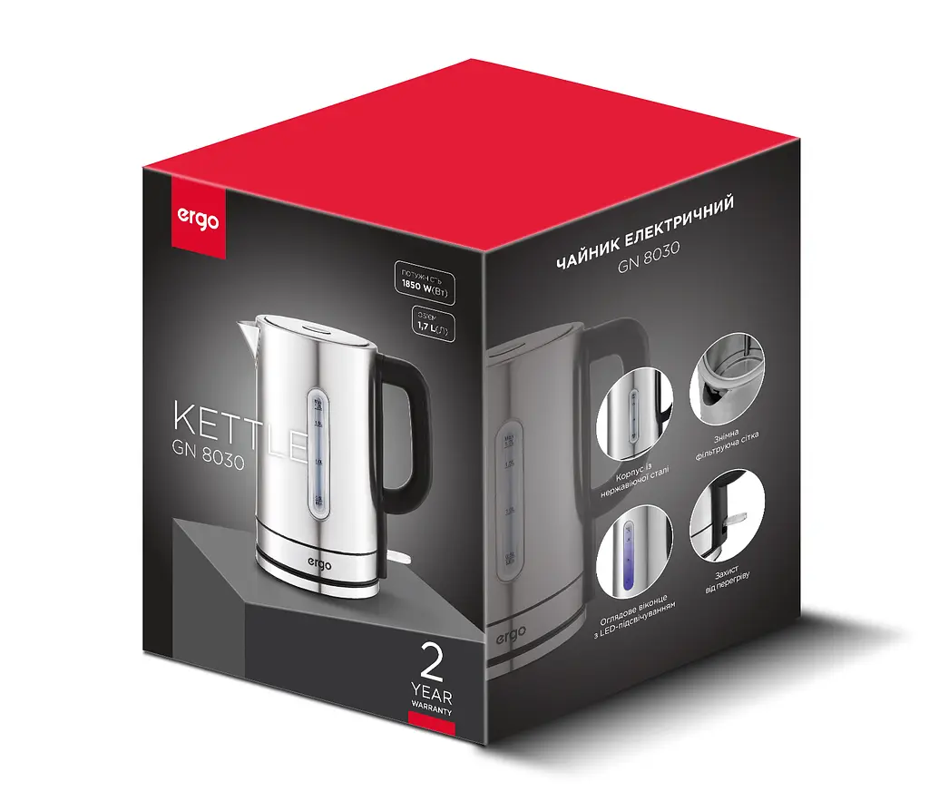 Чайник Ergo GN 8030 (7109147) - фото 4