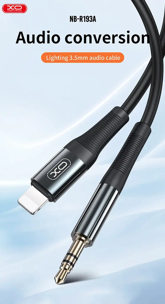 Переходник аудиоадаптер XO NB-R193a с Apple iPhone на 3.5 мм - фото 4