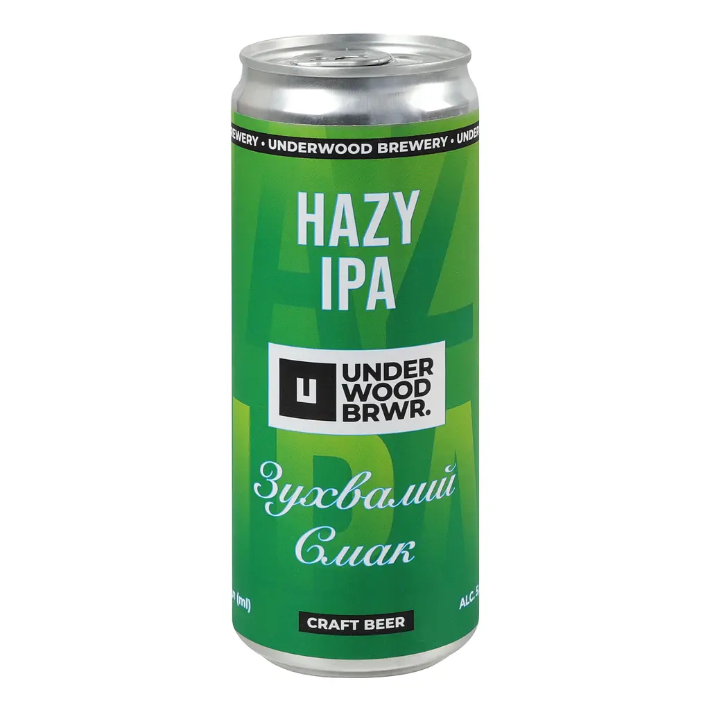 Пиво Underwood Brewery Світле Hazy IPA 5% 0.33 л з/б - фото 5