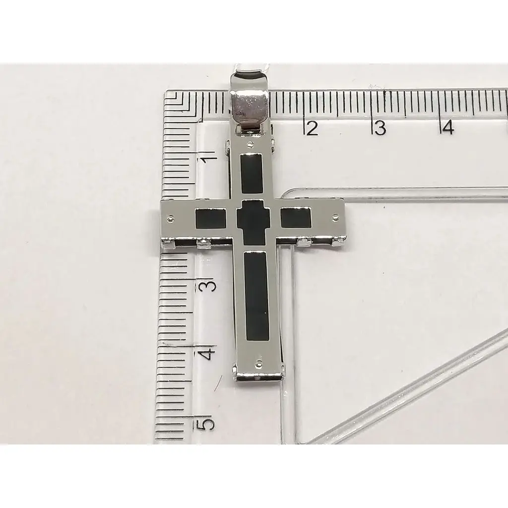 Золотой крестик Tango с каучуком. 940020В - фото 4