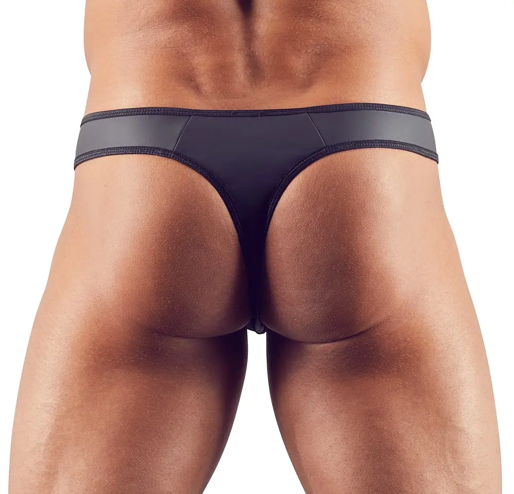 Мужские трусы-стринги Svenjoyment Underwear M черный - фото 4