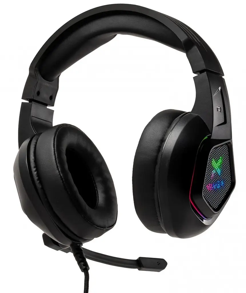 Игровая гарнитура Vinga HSCU-160 Gaming LED Black (HSCU-160) - фото 2