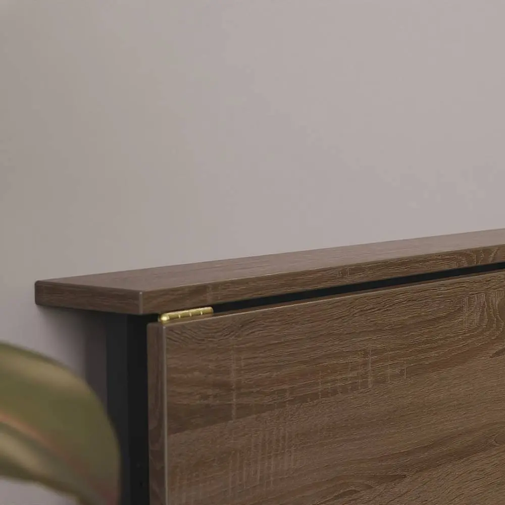 Стол раскладной Морис Ferrum-decor 750x1000x600 Черный металл ДСП Дуб Сонома Трюфель 16 мм (FRD-104673) - фото 3