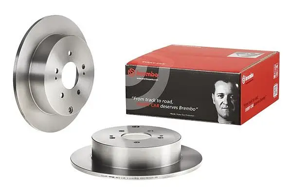 Диск гальмівний задній невентильований Mitsubishi Grandis 03-11р Brembo (08.A755.20) - фото 2