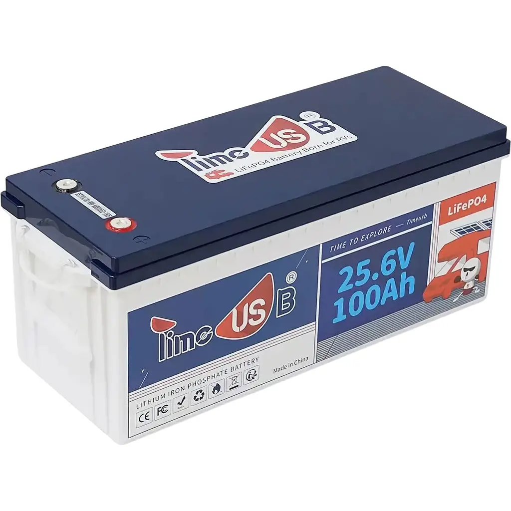 Акумулятор Timeusb LiFePO4 24V (25.6V/100Ah/2560Wh) (T24V100-100-BASIC-8-A160) [123765] - фото 2