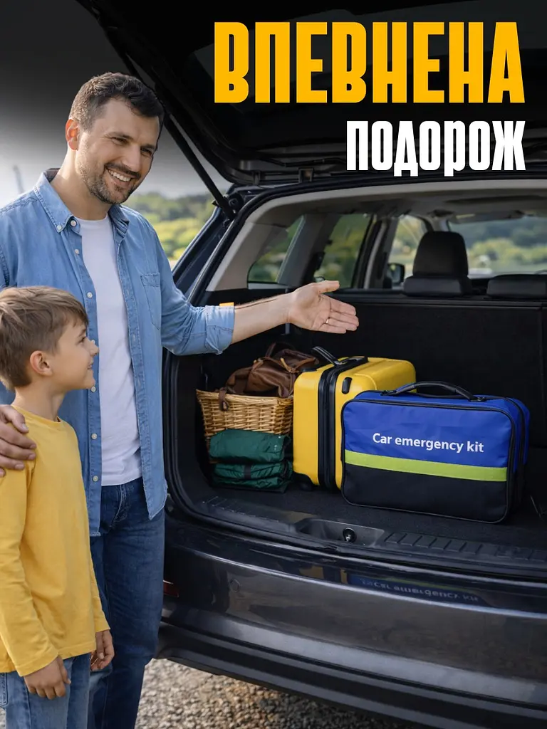 Набір аварійного обладнання для автомобіля з 12 предметів - фото 5
