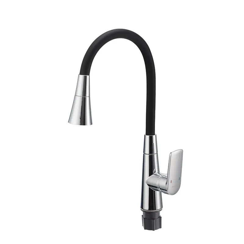 Змішувач для кухні Mixxus Premium Matis 011-T (Nut) refl.black MI8266, Хром - фото 3