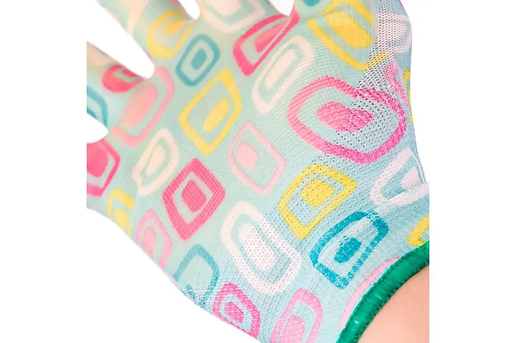 Рукавички робочі захисні Intertool садові нітрилові 8" блакитна (в упаковці 12 шт.) - фото 2