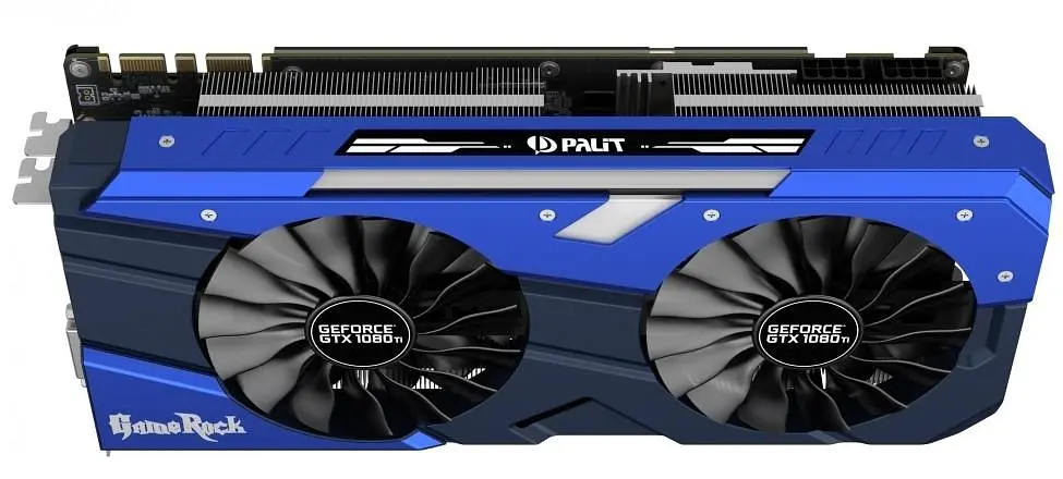 Відеокарта Palit GTX 1080Ti 11Gb GameRock (NEB108TT15LC-1020G) (GDDR5X, 352 bit, PCI-E v3.0) Б/в - фото 5