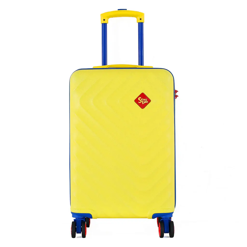 Валіза мала ручна поклажа Semi Line 20 дюймів (S) дюймів (S) ABS-Plastic Yellow (T5801-1) - фото 2
