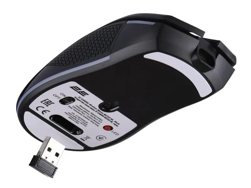 Миша 2E Gaming MG350 WL RGB Wireless/USB Black (2e-MG350UB-WL) - фото 7