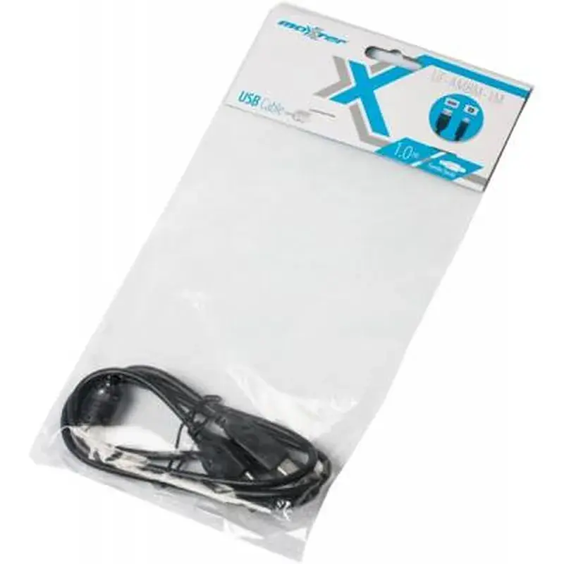 Кабель для принтера USB 2.0 AM/BM 1.0m Maxxter (UF-AMBM-1M) - фото 2