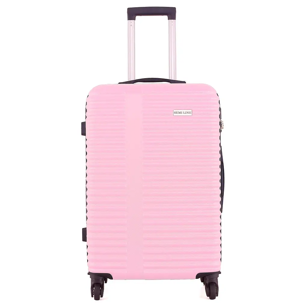 Валіза Semi Line 24 дюйми (M) дюйми (M) Pink Cream (T5573-4) - фото 3